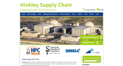 Desktop Screenshot of hinkleysupplychain.co.uk